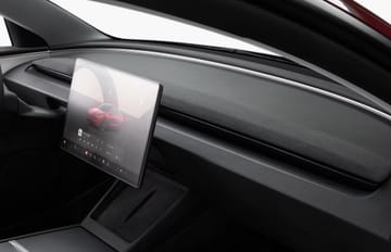 Tesla adiciona opção de alcantara para o tablier dos Model 3 e Y